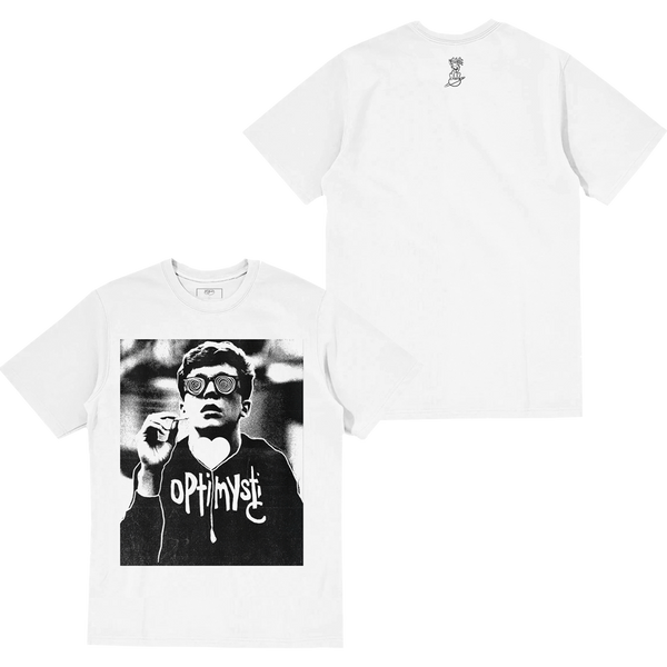 THE BRAIN HYPNOTIZER SHADES WHITE TEE