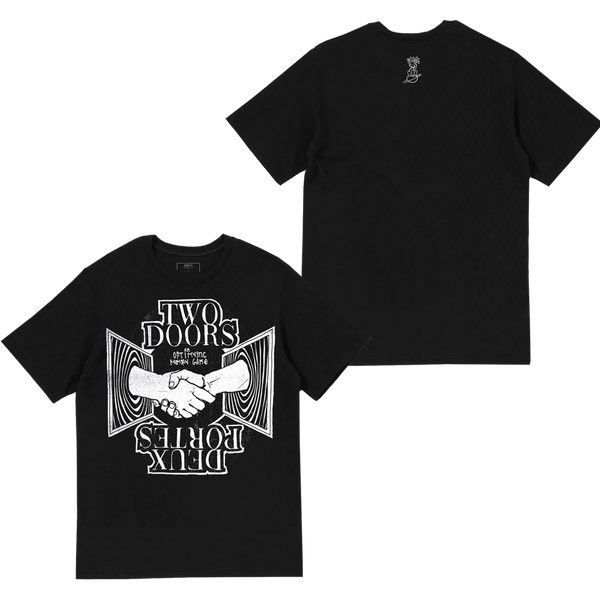TWO DOORS DEUX FORTES BLACK TEE