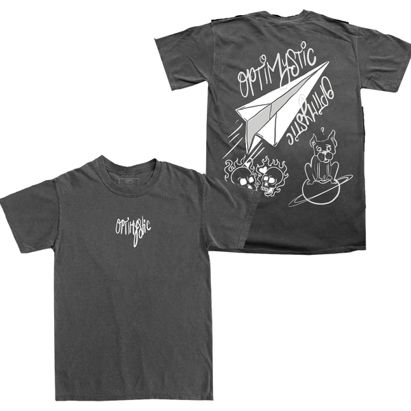 Paper Planes Charcoal Tee