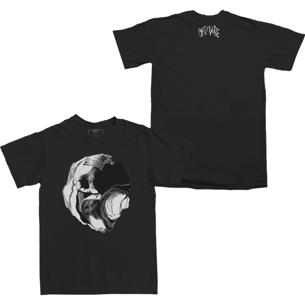 Snake Charmer Black Tee