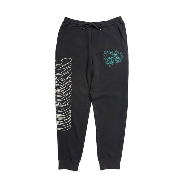 Skelly Black Joggers