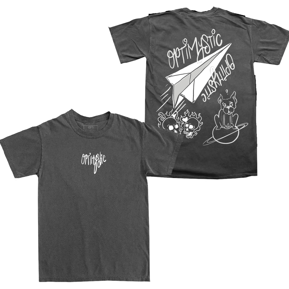 Paper Planes Charcoal Tee, T-SHIRTS
