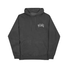 Wolves Pigment Dyed Black Hoodie